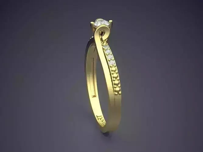 Ring With Diamonds Gjart A-509