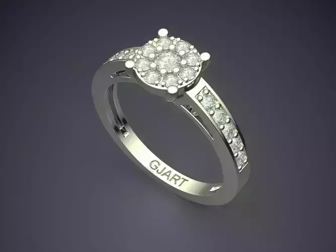 Ring With Diamonds Gjart A-505