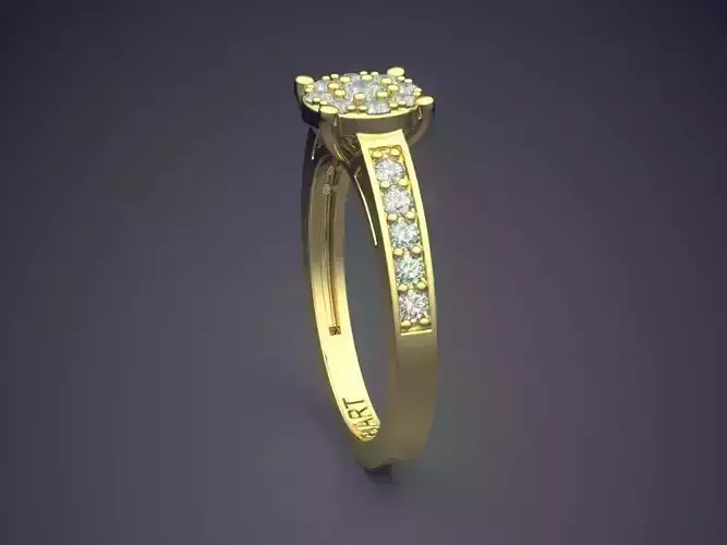 Ring With Diamonds Gjart A-505