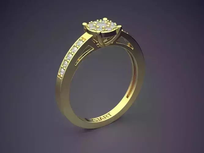 Ring With Diamonds Gjart A-504