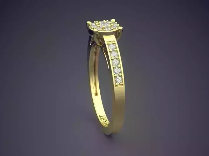 Ring With Diamonds Gjart A-504