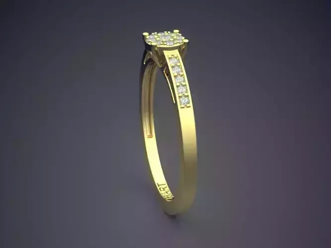 Ring With Diamonds Gjart A-503