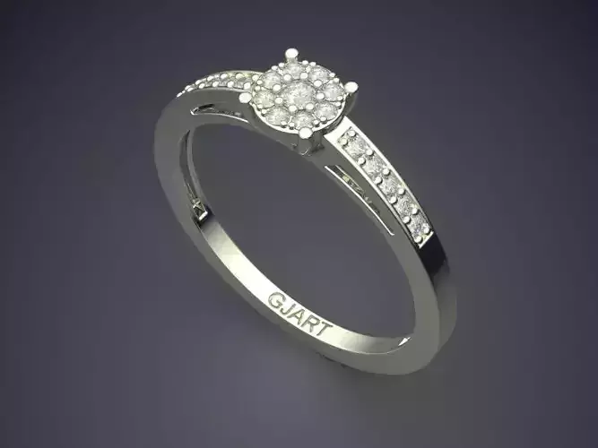 Ring With Diamonds Gjart A-503
