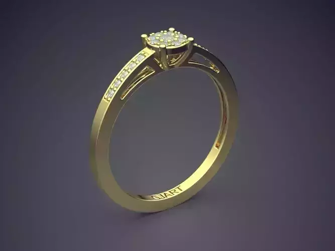 Ring With Diamonds Gjart A-503