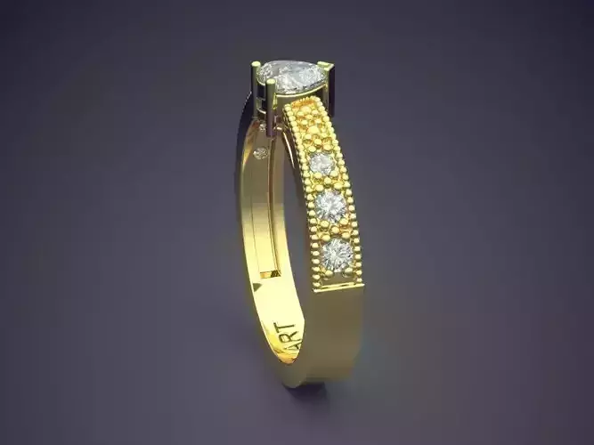 Ring With Diamonds Gjart A-496