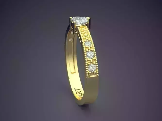 Ring With Diamonds Gjart A-495