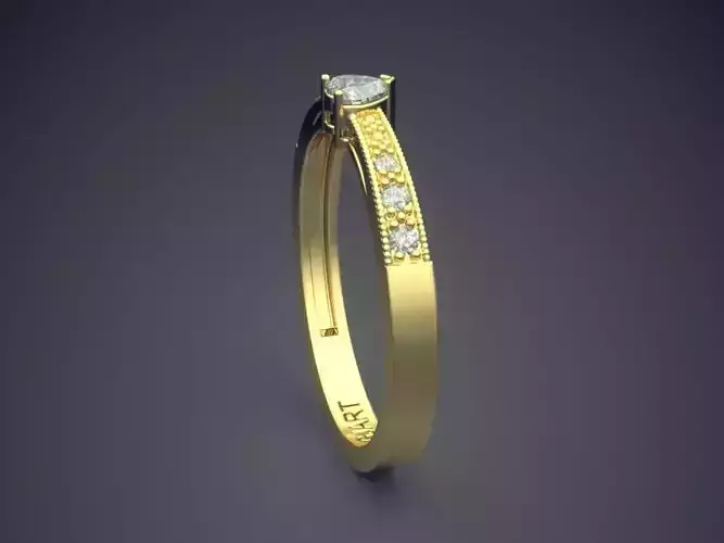 Ring With Diamonds Gjart A-494