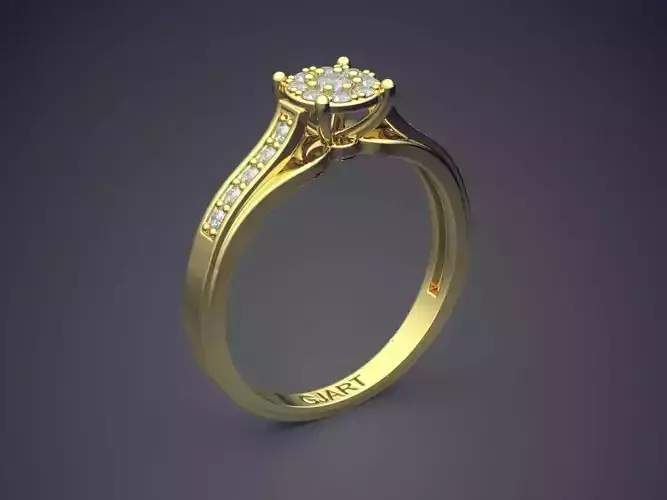 Ring With Diamonds Gjart A-492