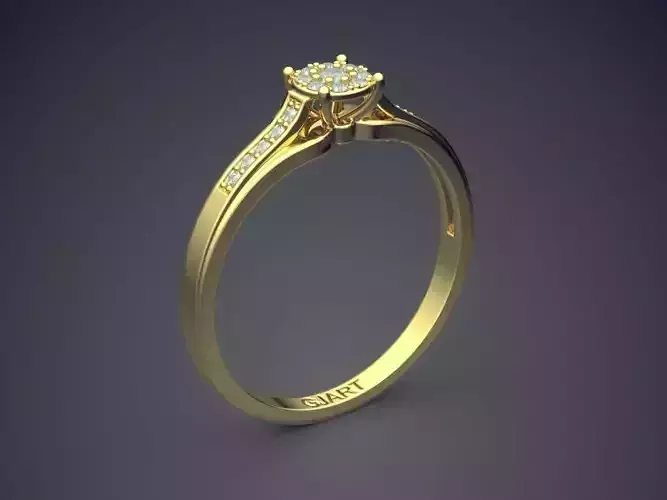Ring With Diamonds Gjart A-491