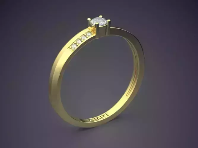 Ring With Diamonds Gjart A-490