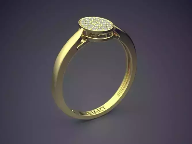 Ring With Diamonds Gjart A-487