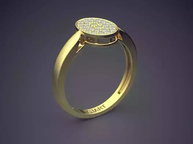 Ring With Diamonds Gjart A-486
