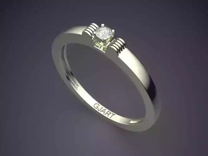 Ring With Tiny Diamond Gjart A-484