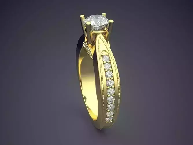 Ring With Diamonds Gjart A-48