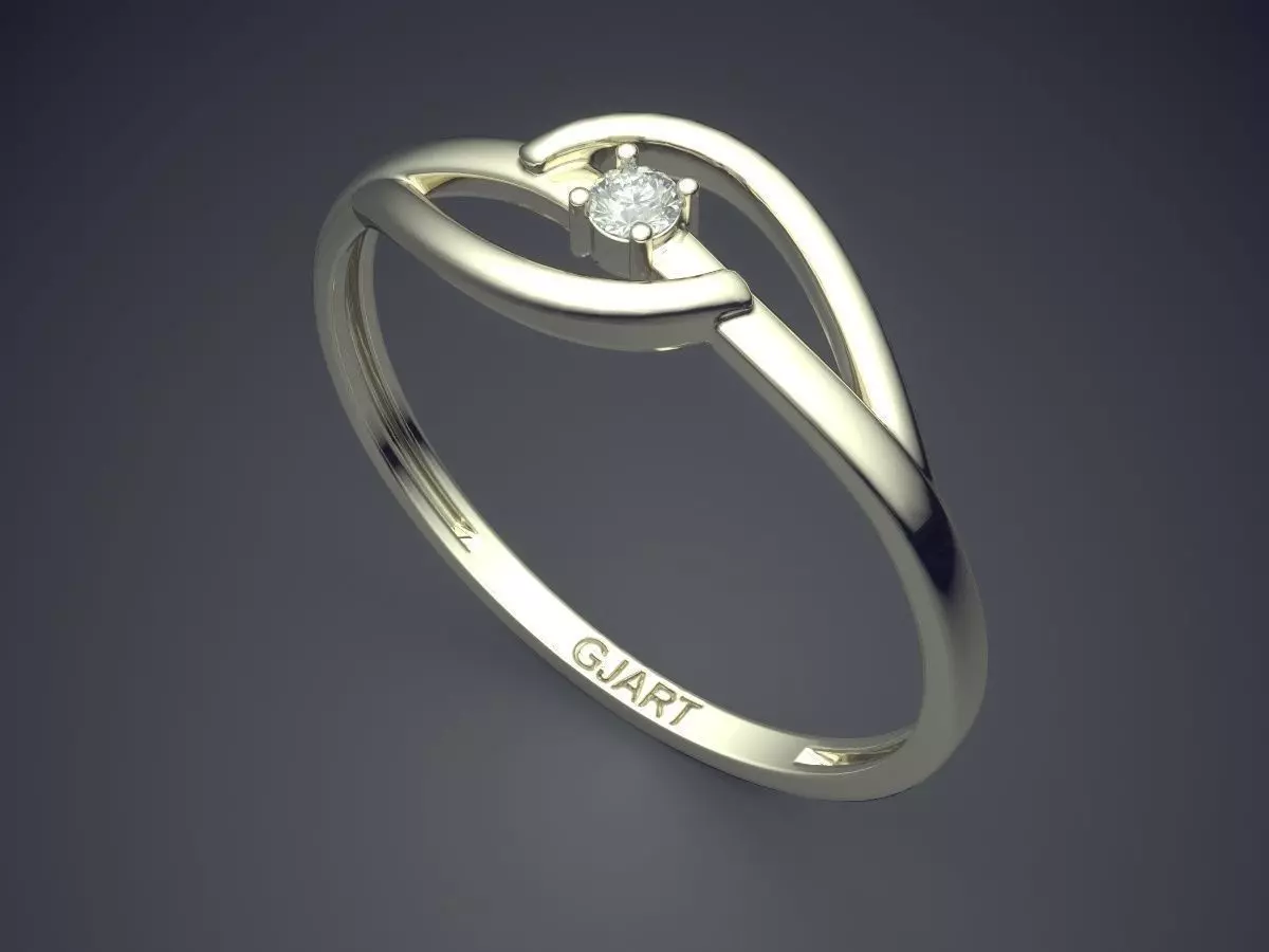 Ring Gjart A-460 3D print model_1