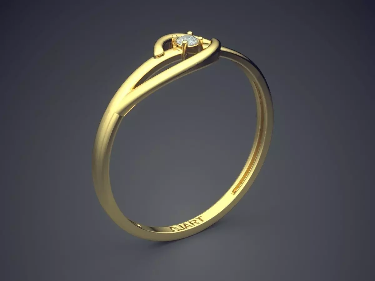 Ring Gjart A-460 3D print model_0