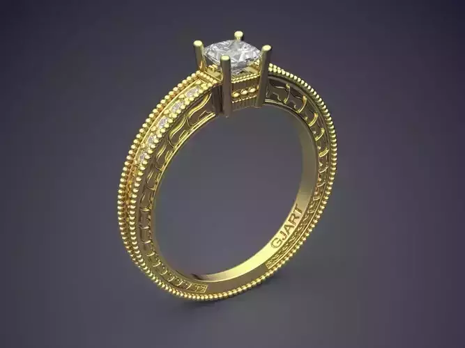 Ring With Diamonds A-46