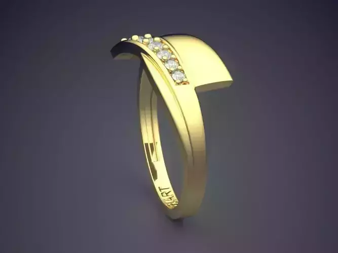 Ring With Diamonds Gjart A-456