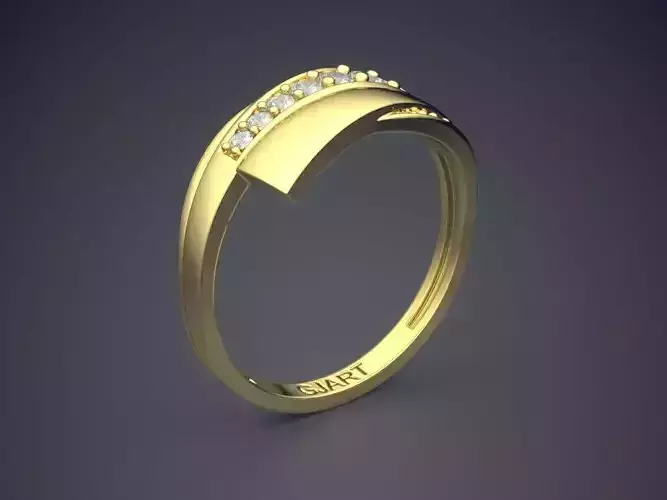 Ring With Diamonds Gjart A-456