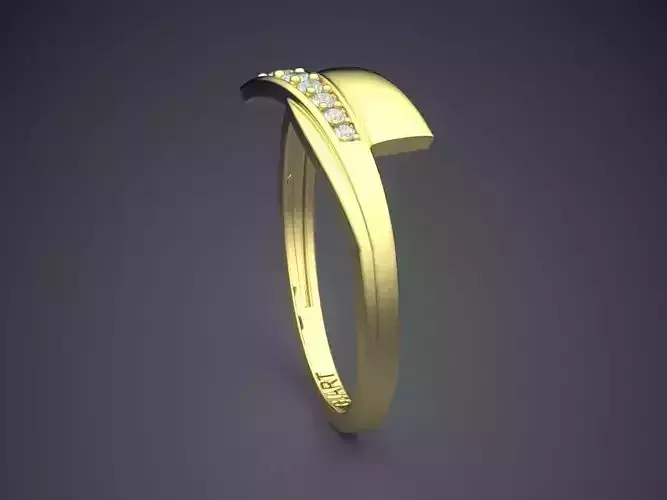 Ring With Diamonds Gjart A-455