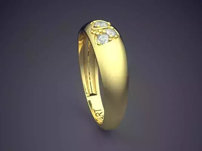 Ring With Few Diamonds Gjart A-452