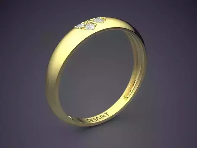 Ring With Few Diamonds Gjart A-453