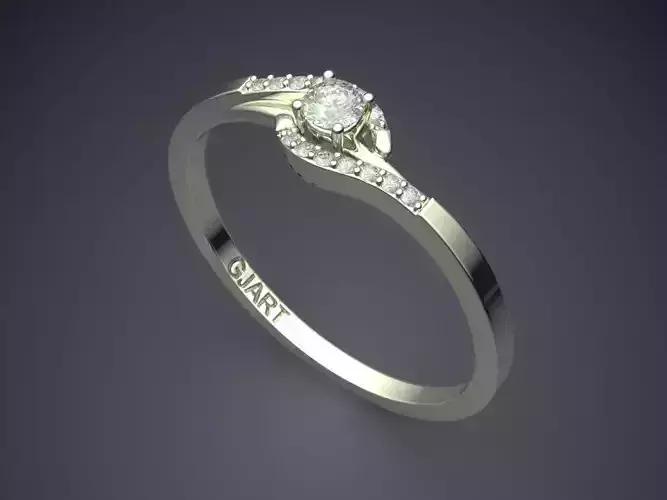 Ring With Diamonds Gjart A-451
