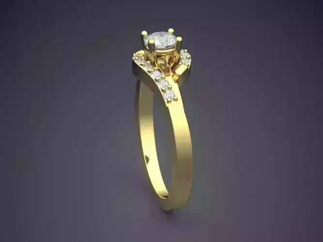 Ring With Diamonds Gjart A-449