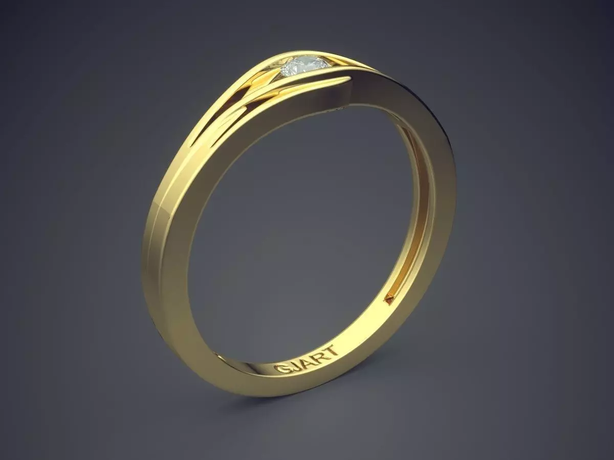 Unique Ring Gjart A-447 3D print model_0