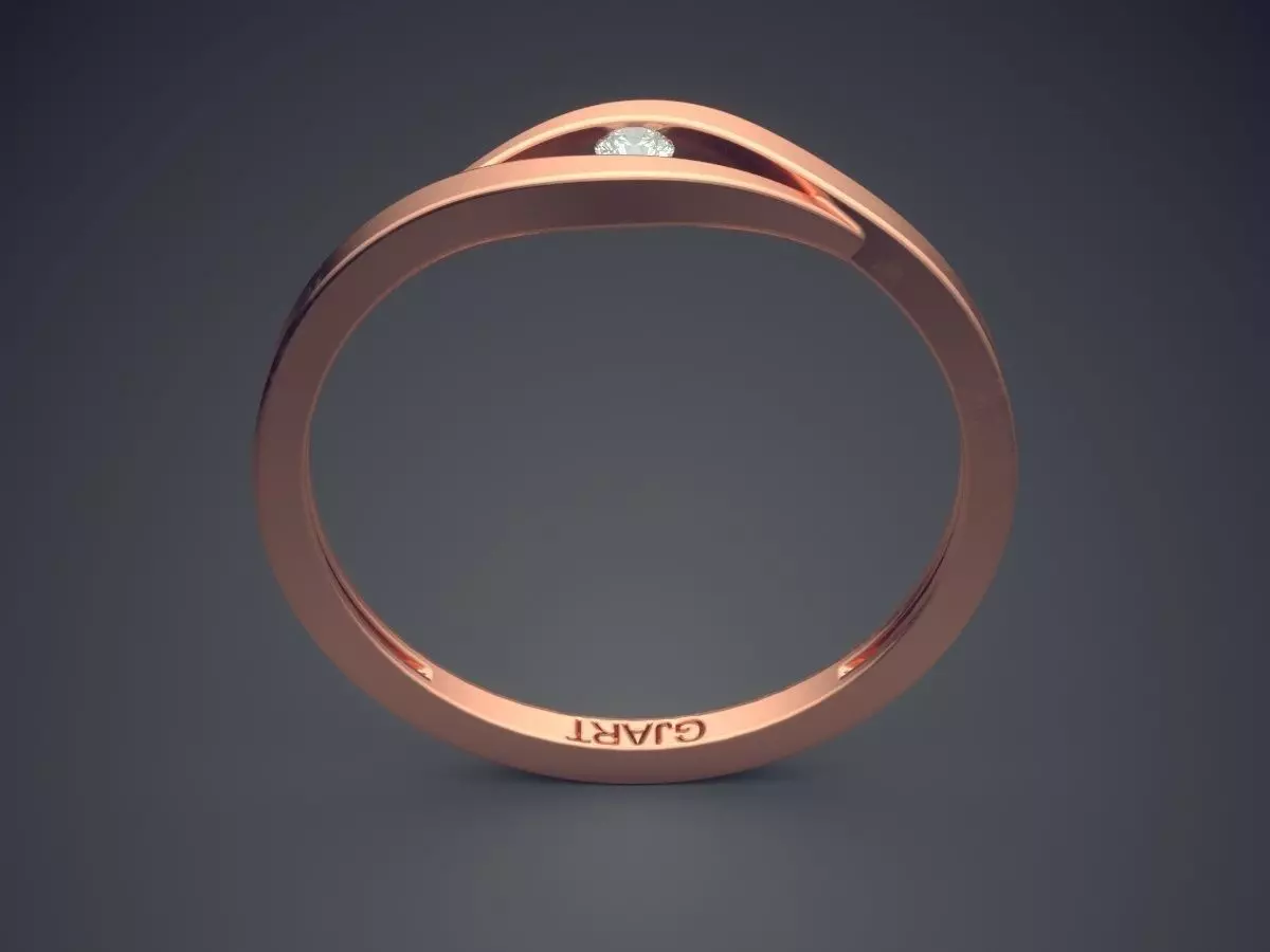 Ring Gjart A-445 3D print model_2