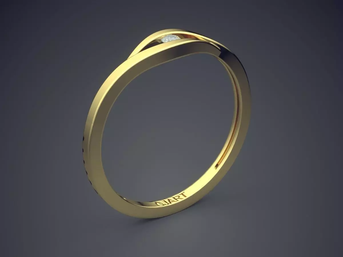 Ring Gjart A-445 3D print model_0