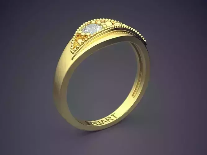 Unique Ring Gjart A-440 3D print model