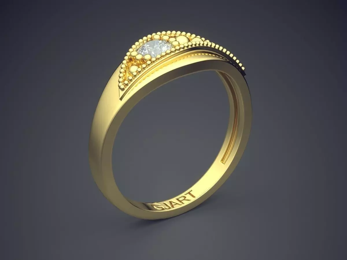 Unique Ring Gjart A-440 3D print model_0