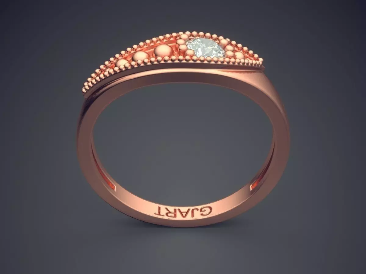 Unique Ring Gjart A-440 3D print model_2