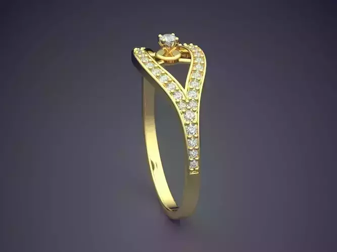Ring With Diamonds Gjart A-44
