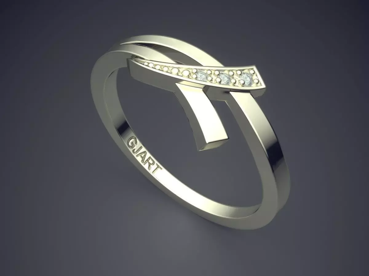 Ring Gjart A-436 3D print model_1