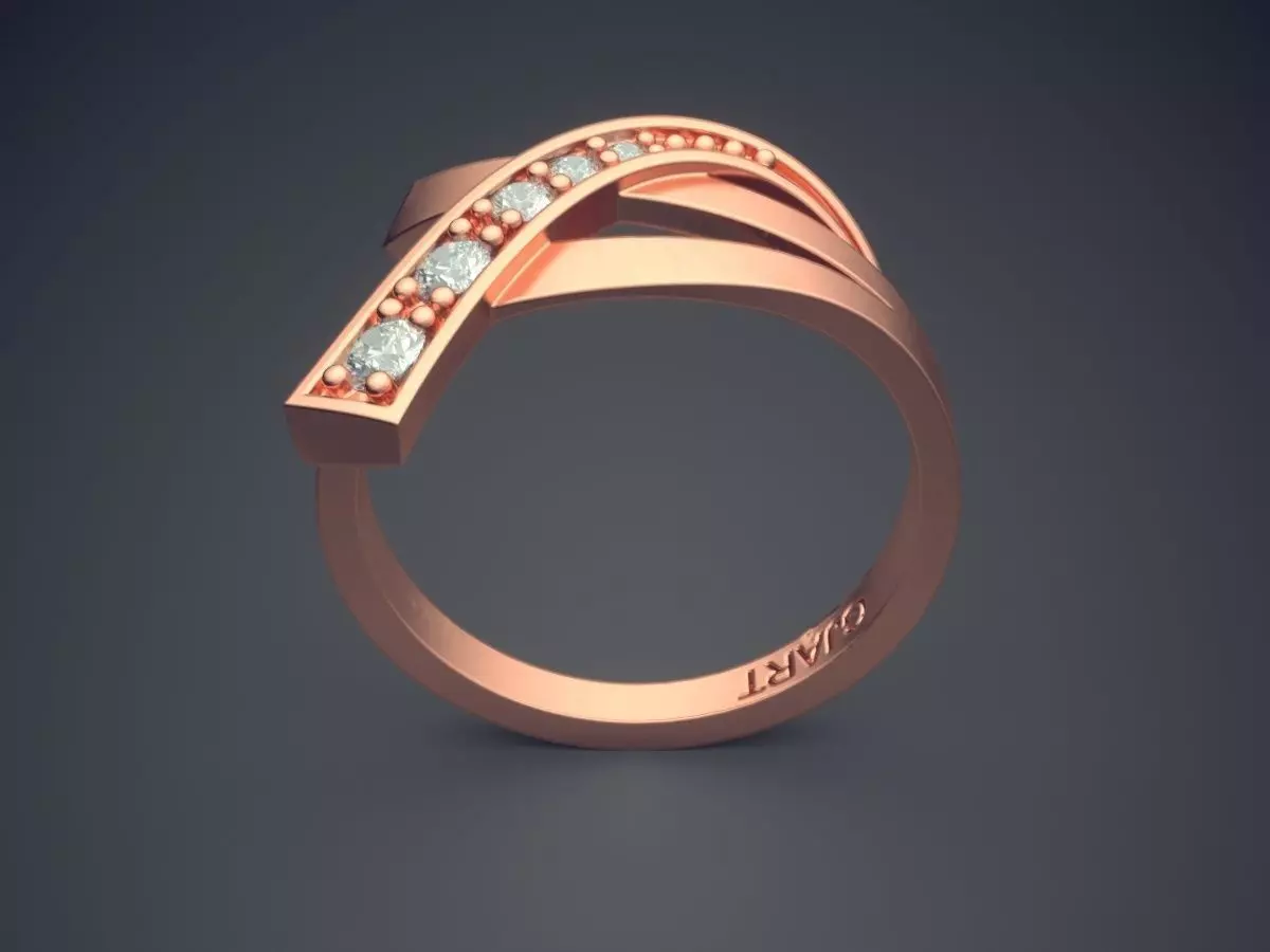 Ring Gjart A-435 3D print model_2