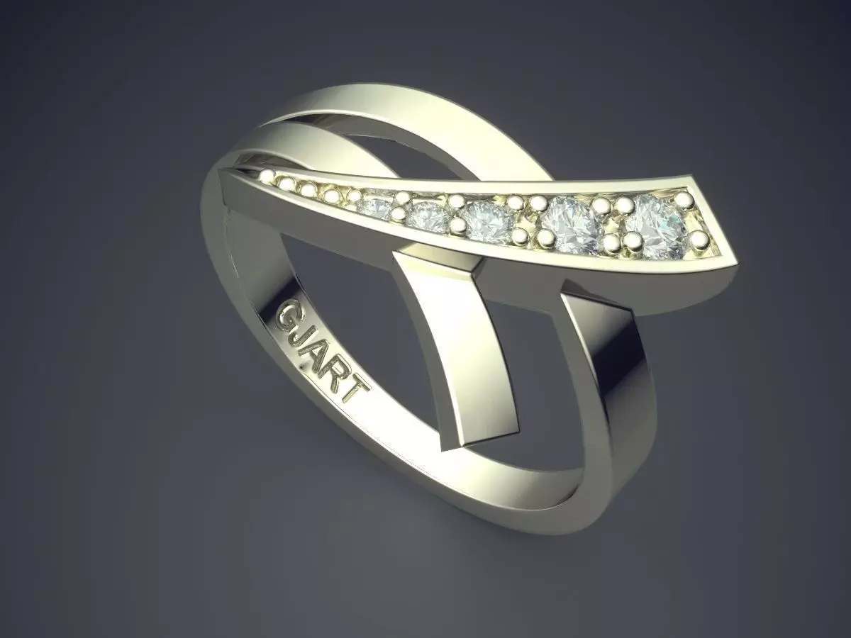 Ring Gjart A-435 3D print model_1