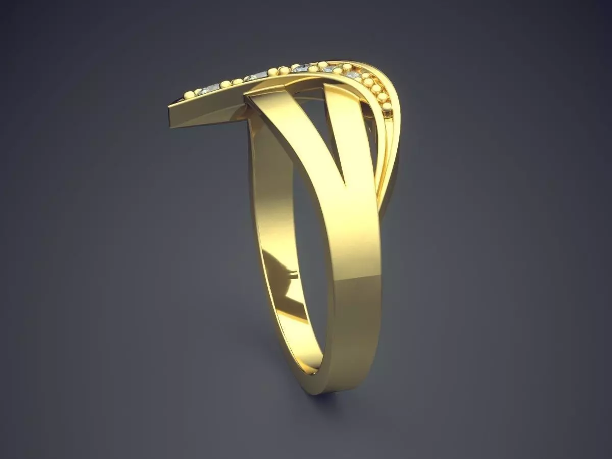 Ring Gjart A-435 3D print model_3