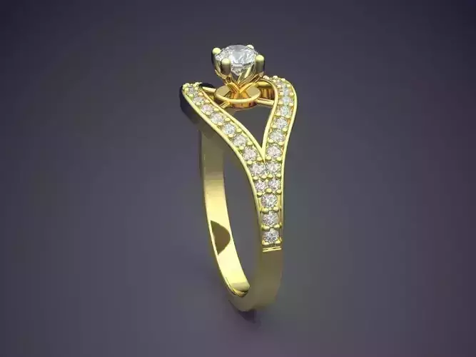 Ring With Diamonds Gjart A-43