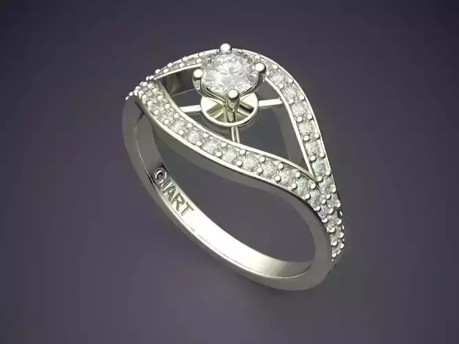 Ring With Diamonds Gjart A-43