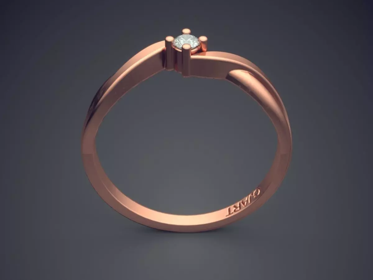 Ring Gjart A-427 3D print model_2