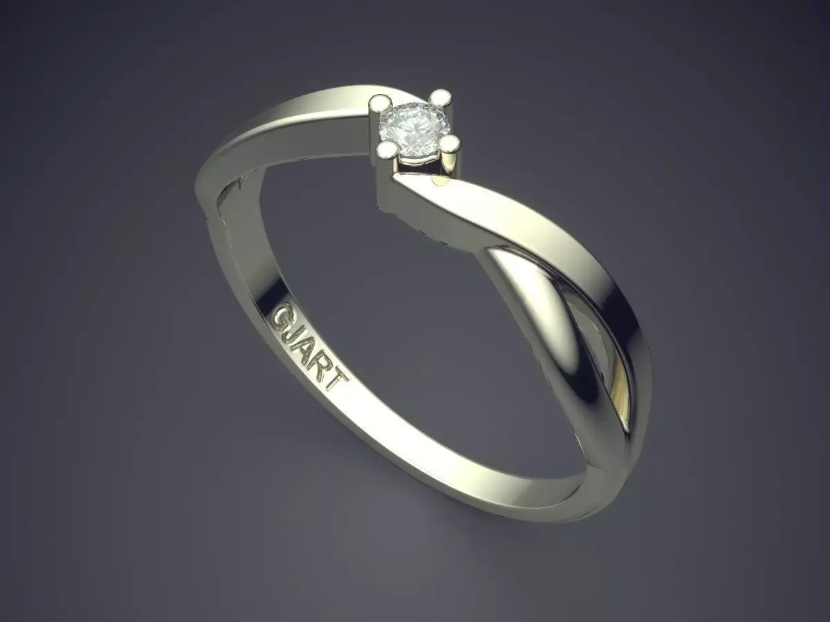 Ring Gjart A-427 3D print model_1