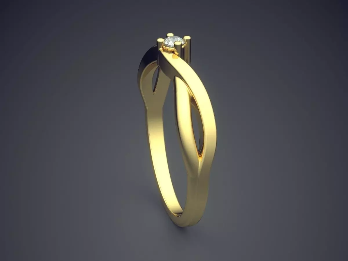 Ring Gjart A-427 3D print model_3
