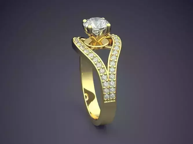 Ring With Diamonds Gjart A-42