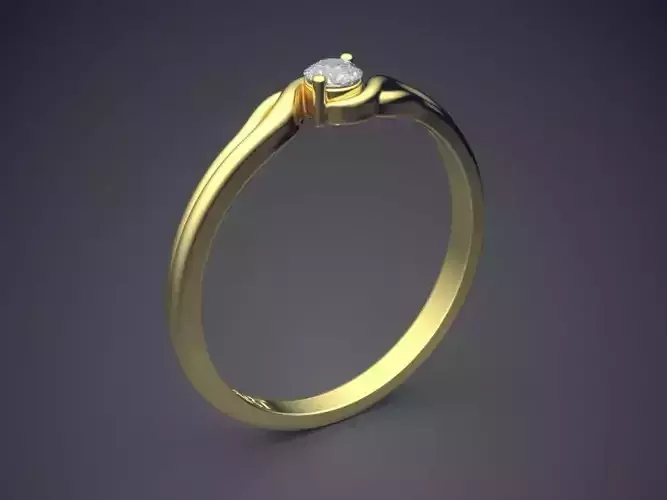 Ring With Diamond Gjart A-405