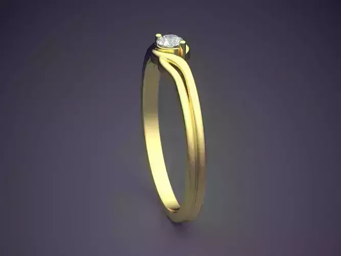 Ring With Diamond Gjart A-405