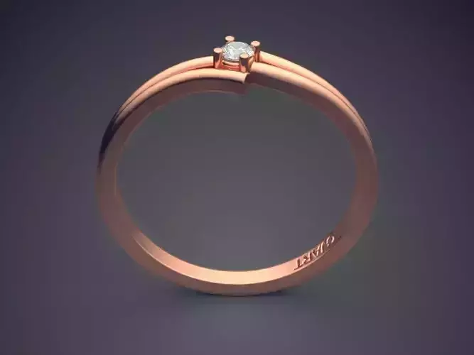 Ring With Tiny Diamond Gjart A-403