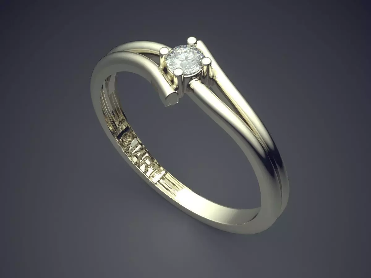 Ring A-402 3D print model_1