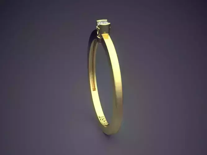 Ring With Small Diamond Gjart A-394